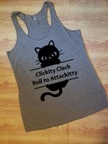 Clickity Clack Nerdy Cat