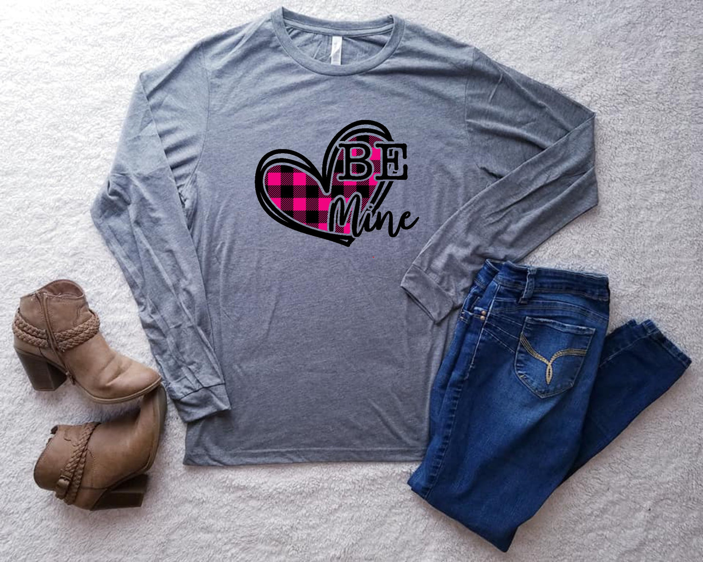 Be Mine with Patterned Heart