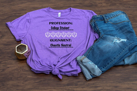 Profession and Alignment Dungeons and Dragons