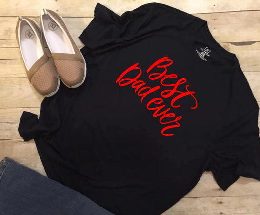 Best Dad Ever Cursive