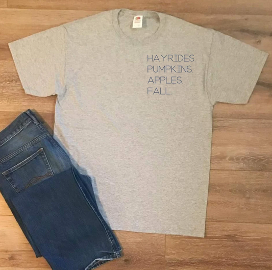 Hayrides, Pumpkins, Apples Fall