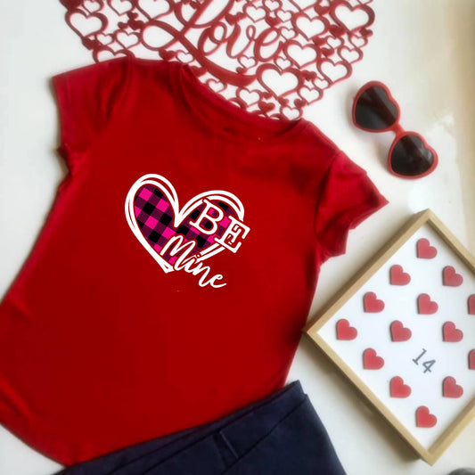Be Mine with Patterned Heart